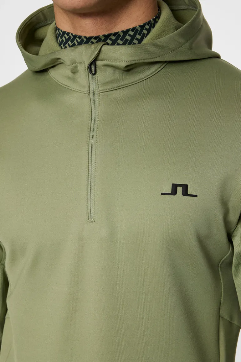 Outlet Aerial Quarter Zip Hood Golf|Base & Mid Layers