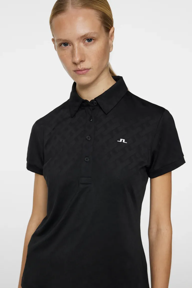 Cheap Alaya Jacquard Polo Golf|Tops