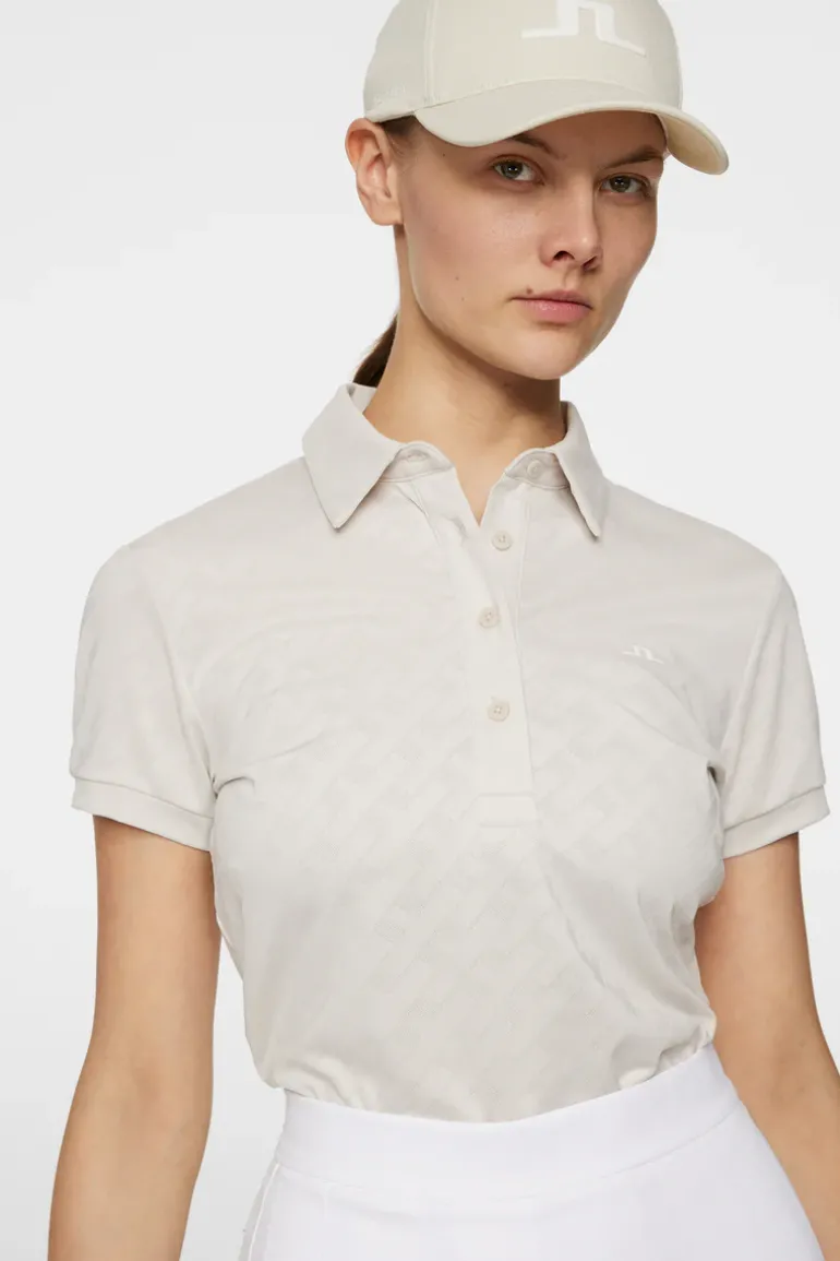 Clearance Alaya Jacquard Polo Golf|Tops