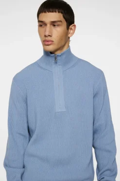 Hot Alex Half Zip Knitted Sweater Knitwear|Tops