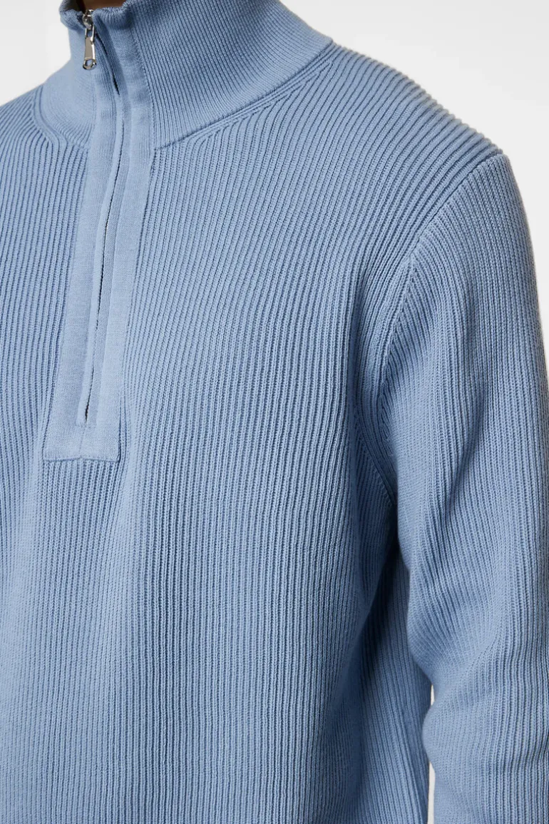 Hot Alex Half Zip Knitted Sweater Knitwear|Tops