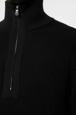 Cheap Alex Half Zip Knitted Sweater Knitwear|Tops