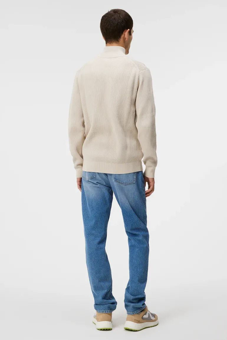 Cheap Alex Half Zip Knitted Sweater Knitwear|Tops