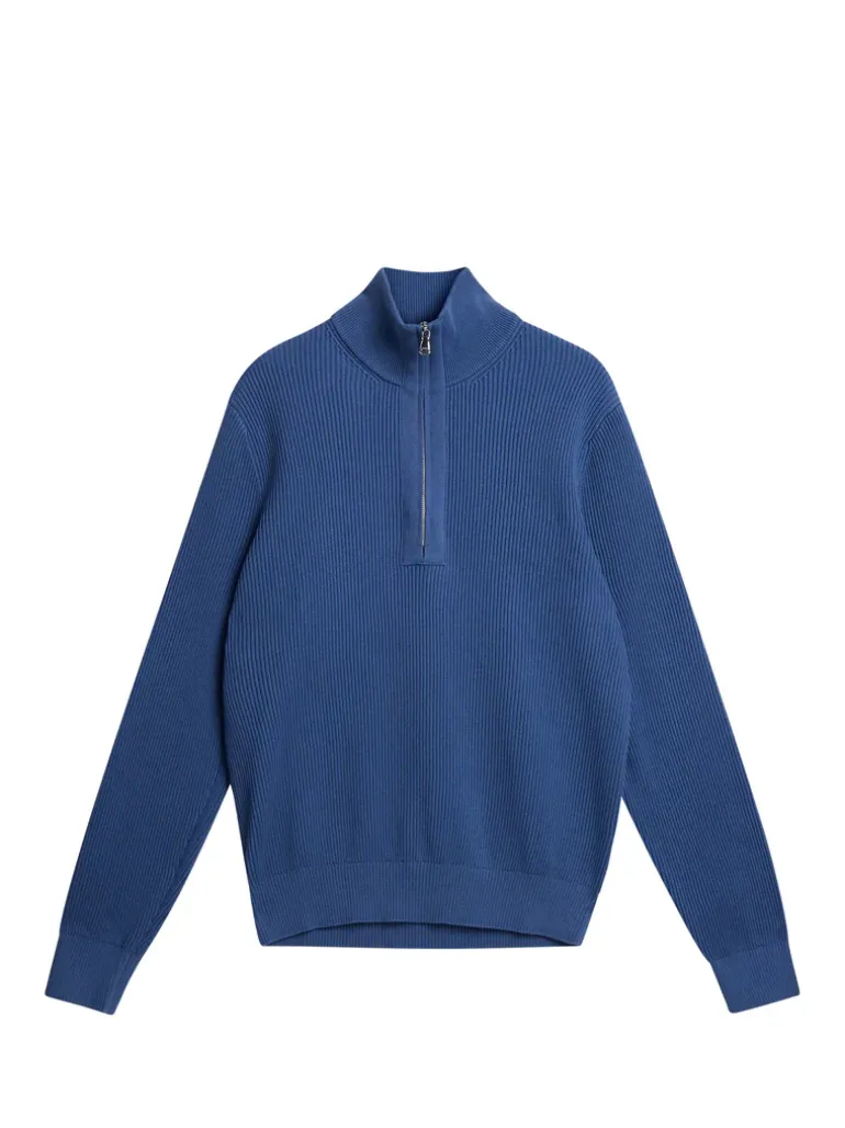 Cheap Alex Half Zip Knitted Sweater Knitwear|Tops