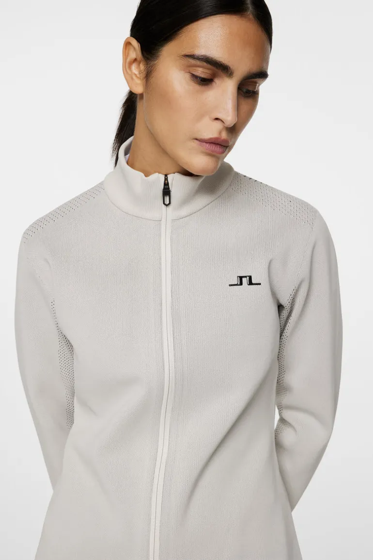 Online Bell Tech Knit Zip Sweater Golf|Knitwear
