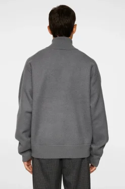Best Bon Boiled Wool Quarter Zip Knitwear|Tops