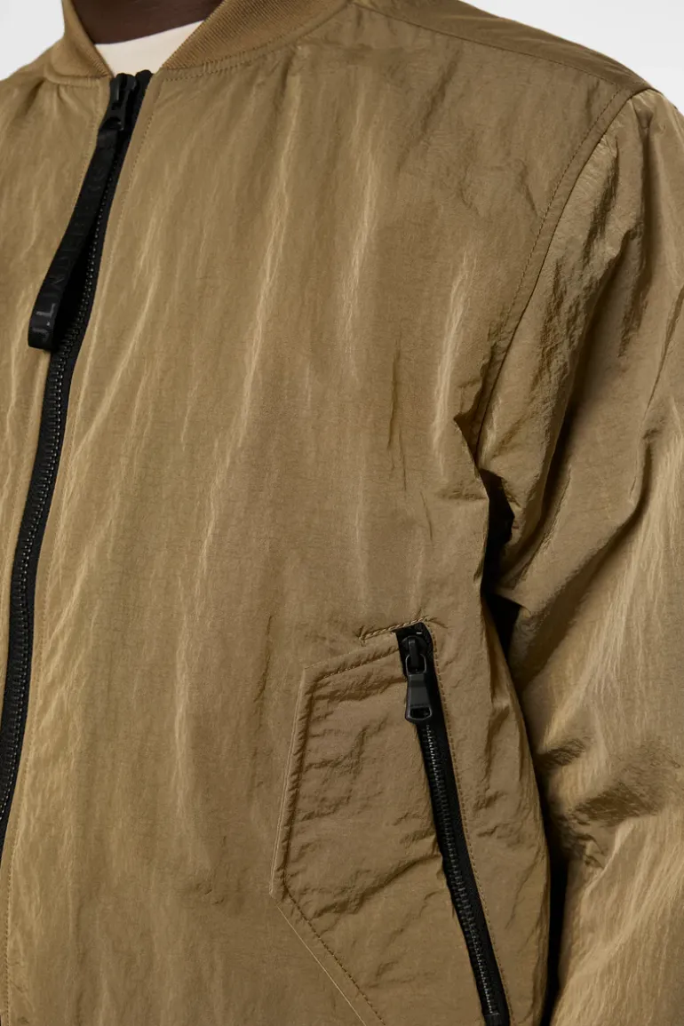 Shop Bradfield Crinkle Bomber Jkt Jackets|Outerwear