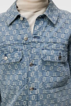 New Cam Jacquard Denim Jacket Accessories|Undertøy