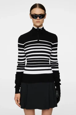 Sale Cheryl Knitted Zip Sweater Golf|Tops