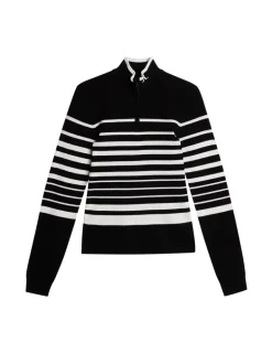 Sale Cheryl Knitted Zip Sweater Golf|Tops