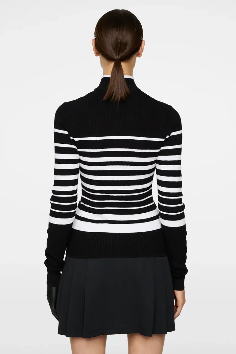 Sale Cheryl Knitted Zip Sweater Golf|Tops