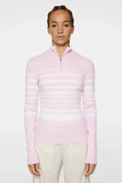 Hot Cheryl Knitted Zip Sweater Golf|Knitwear