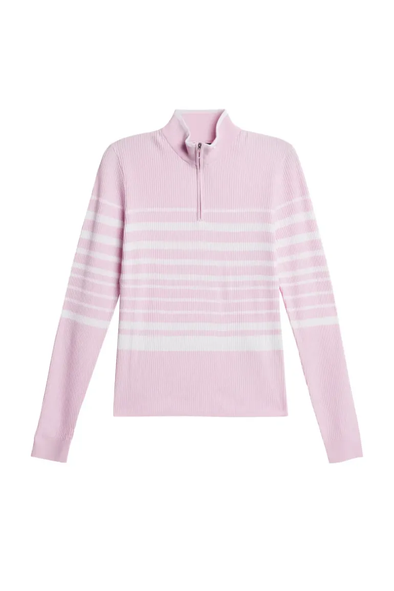 Hot Cheryl Knitted Zip Sweater Golf|Knitwear