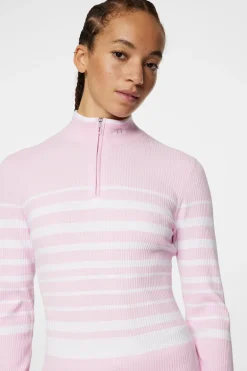 Hot Cheryl Knitted Zip Sweater Golf|Knitwear