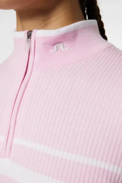 Hot Cheryl Knitted Zip Sweater Golf|Knitwear