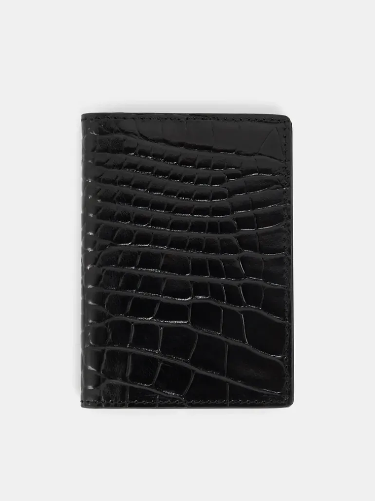 Clearance Croc Folded Card Holder Wallets|Accessories
