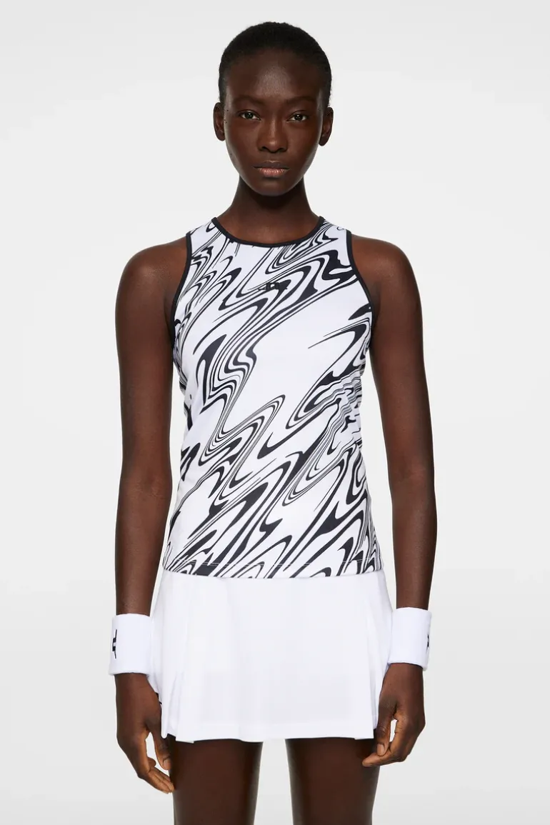 Clearance Delia Printed Tank Top Overdeler|Tennis