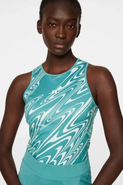 Outlet Delia Printed Tank Top Overdeler|Tennis