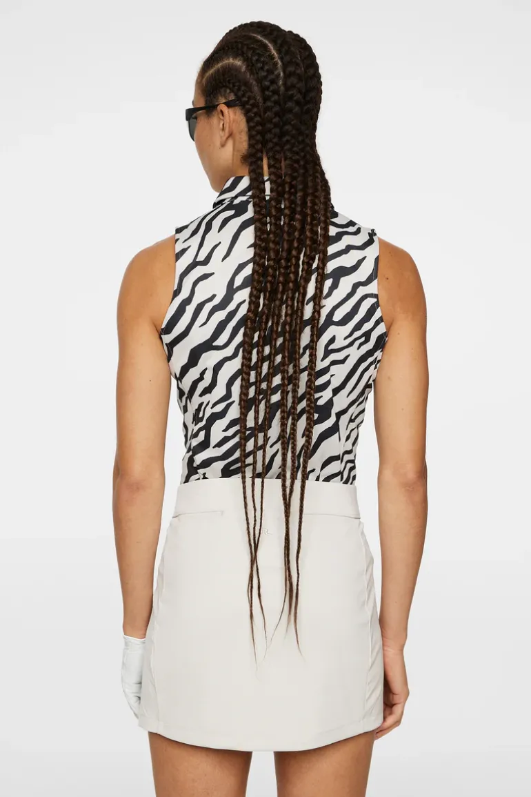 New Dena Print Sleeveless Top Golf|Tops