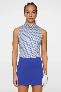 Shop Dena Print Sleeveless Top Golf|Tanks