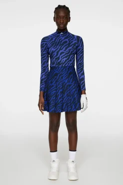 Hot Ella Print Compression Top Golf|Base & Mid Layers