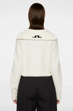 Hot Finja Knitted Zip Sweater Strikketøy|Strikkeklær