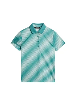 Clearance Heidi Print Polo Golf|Tops