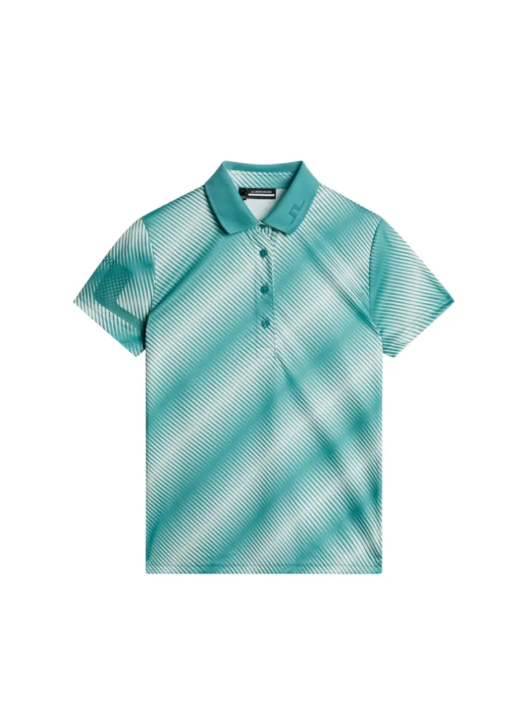Clearance Heidi Print Polo Golf|Tops