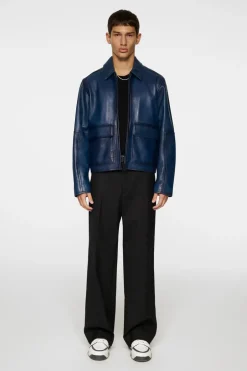 Store Jed Leather Party Jacket Leather & Suede|Outerwear