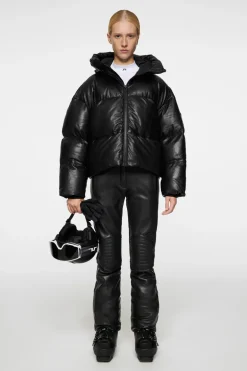 Cheap Jolene Leather Padded Jacket Jakker|Jakker