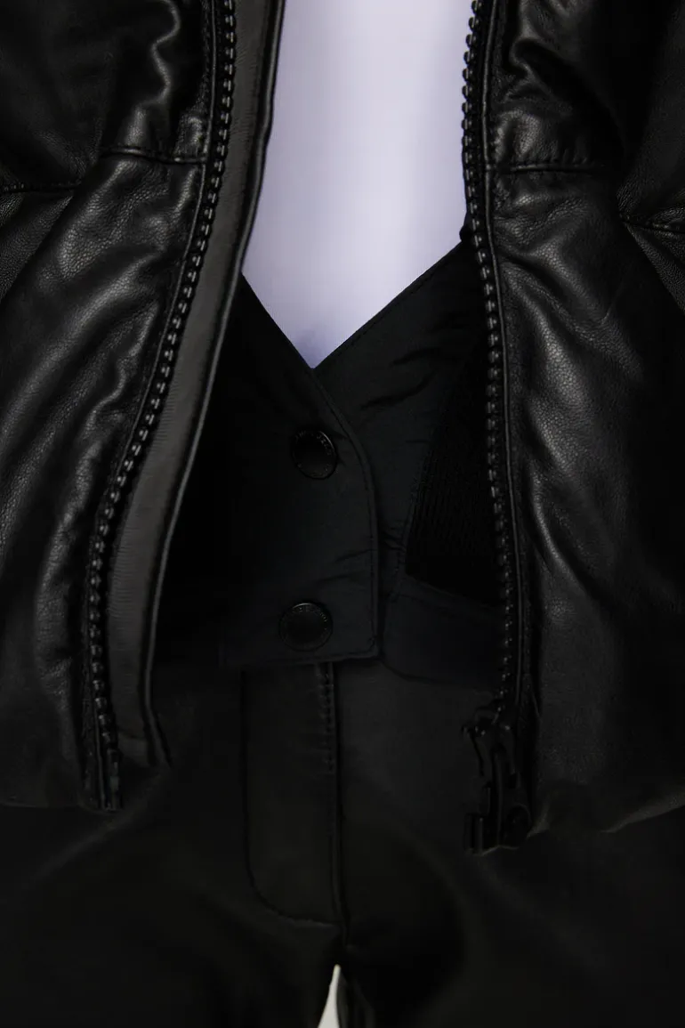 Cheap Jolene Leather Padded Jacket Jakker|Jakker