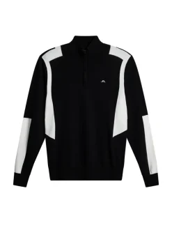 Shop Kendrick Knitted Zip Sweater Golf|Knitwear