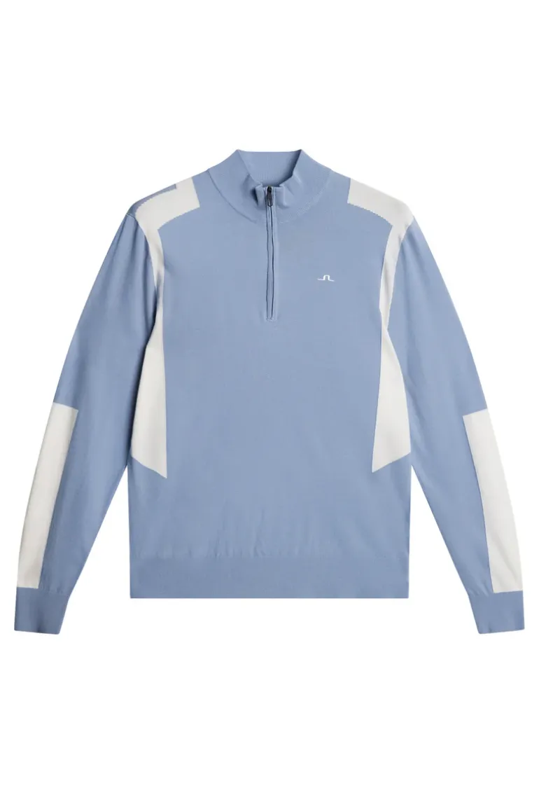 Outlet Kendrick Knitted Zip Sweater Golf|Knitwear