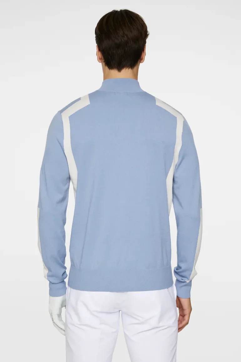 Outlet Kendrick Knitted Zip Sweater Golf|Knitwear