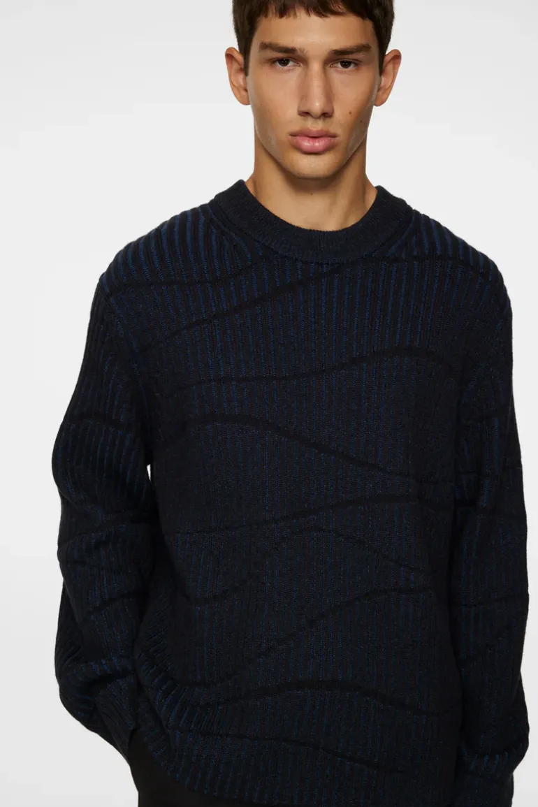 Shop Ken Resonance Jacquard Crew Knitwear|Tops