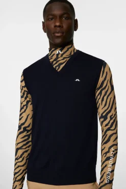 Store Liam Knitted Vest Golf|Knitwear