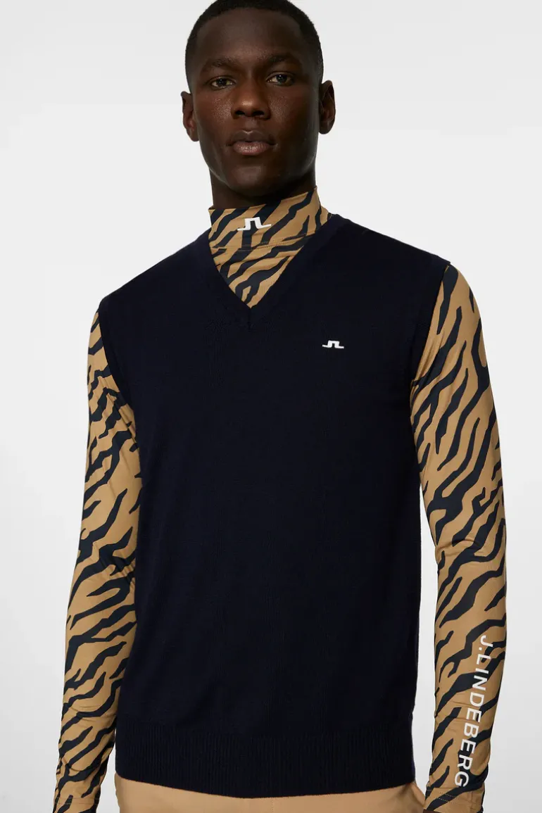 Store Liam Knitted Vest Golf|Knitwear