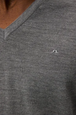 Best Lymann Merino V-neck Sweater Tops|Strikkeklær