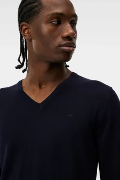 Sale Lymann Merino V-neck Sweater Knitwear|Tops