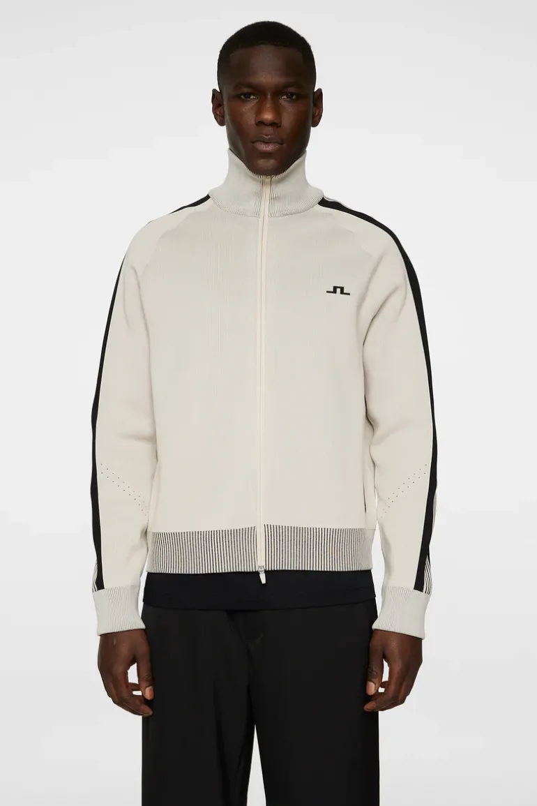 Sale Max Tech Knit Track Jacket Knitwear|Tops
