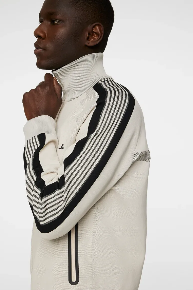 Sale Max Tech Knit Track Jacket Knitwear|Tops