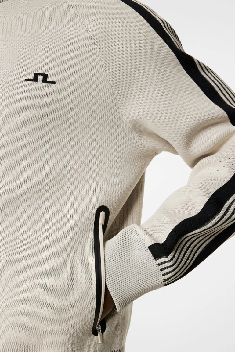 Sale Max Tech Knit Track Jacket Knitwear|Tops