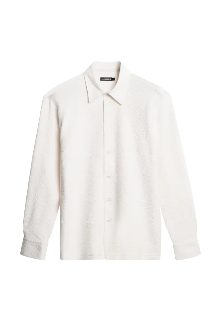 New Reg LS Crinkle Jersey Shirt Tops|Skjorter