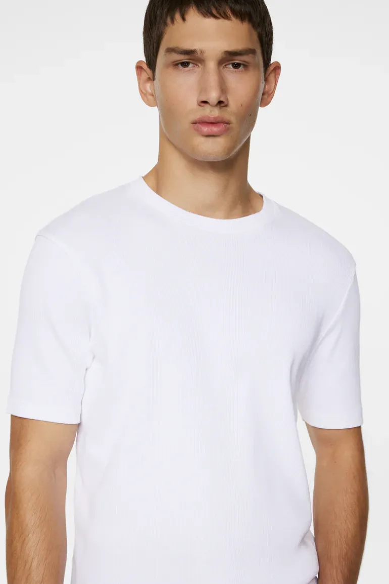 Shop Rob Slim Rib Tee T-shirts|Tops