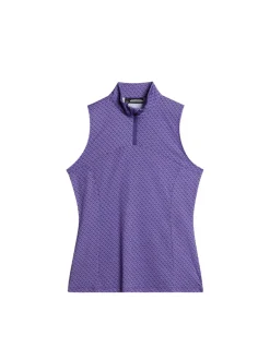 New Tiana Print Sleeveless Top Golf|Tanks