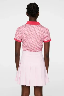 New Tour Tech Print Polo Golf|Tops