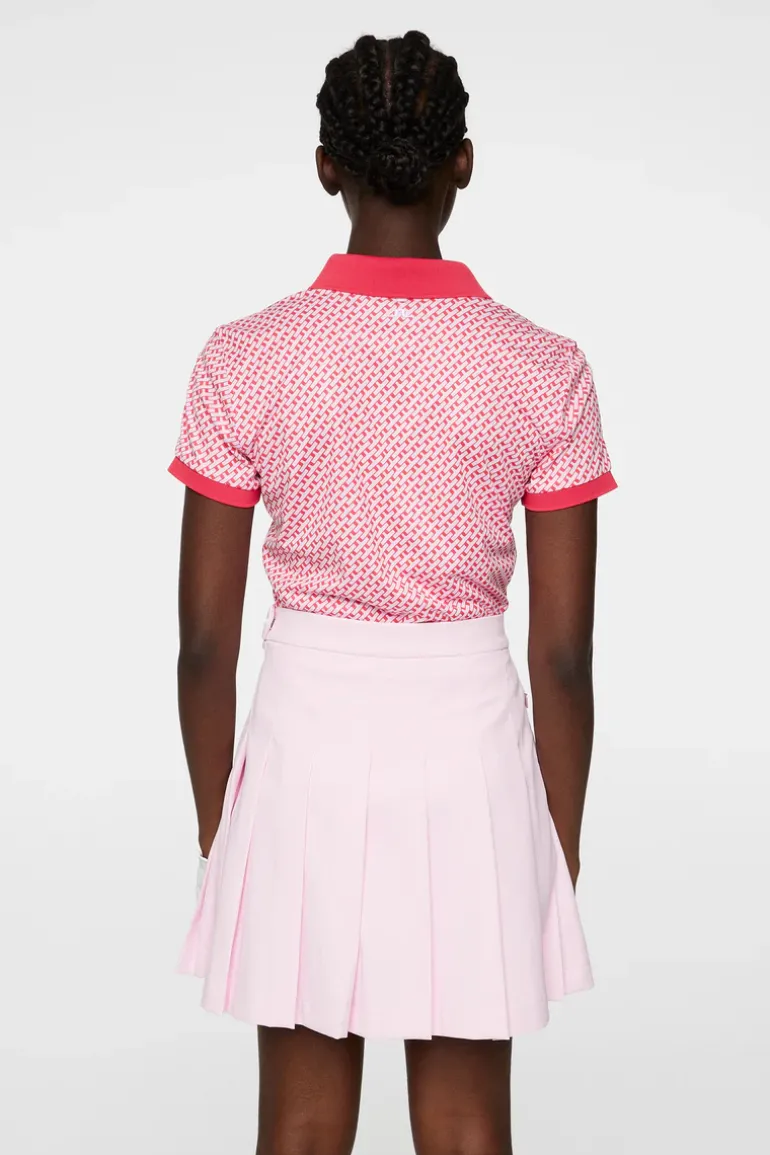 New Tour Tech Print Polo Golf|Tops