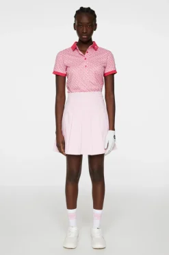 New Tour Tech Print Polo Golf|Tops