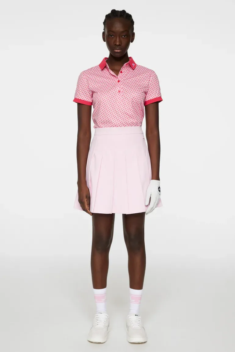 New Tour Tech Print Polo Golf|Tops