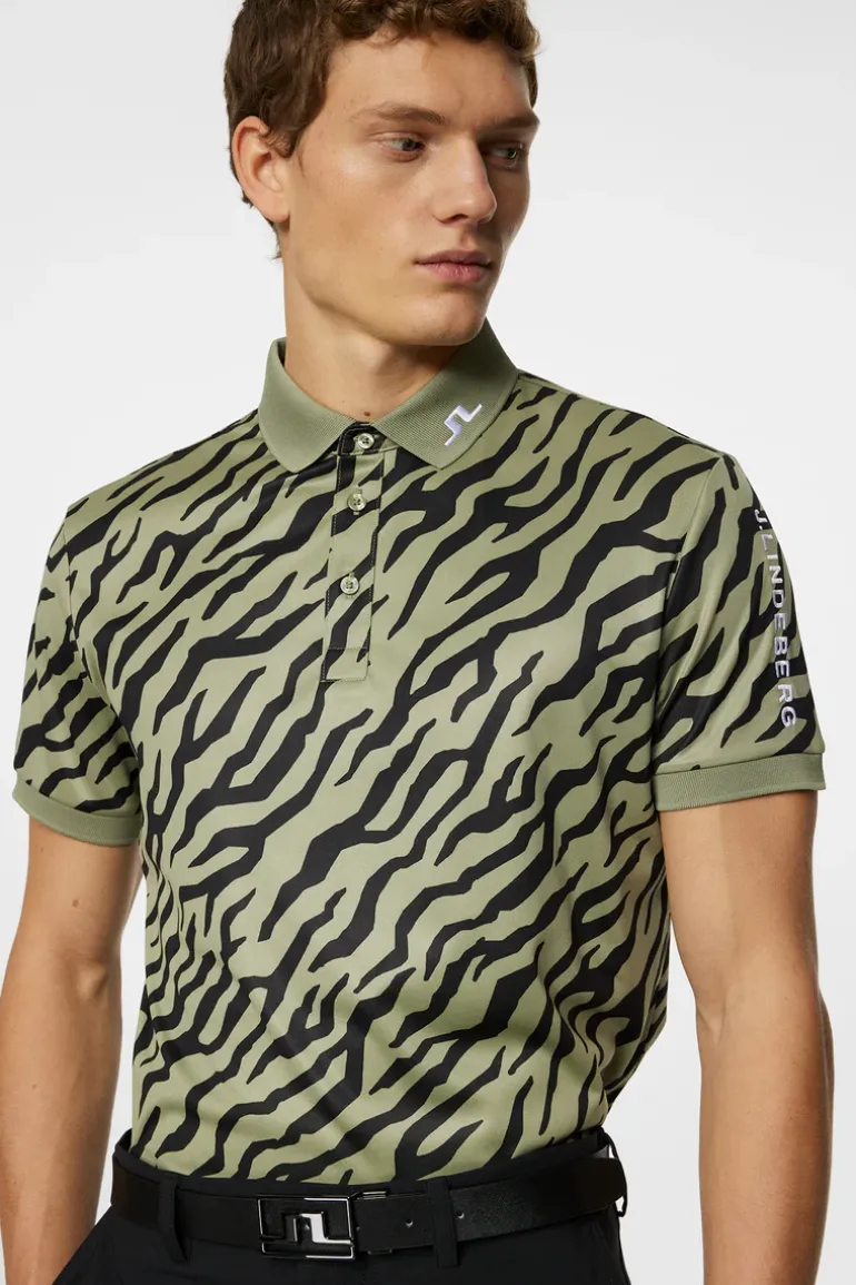 Flash Sale Tour Tech Print Polo Golf|Polo Shirts